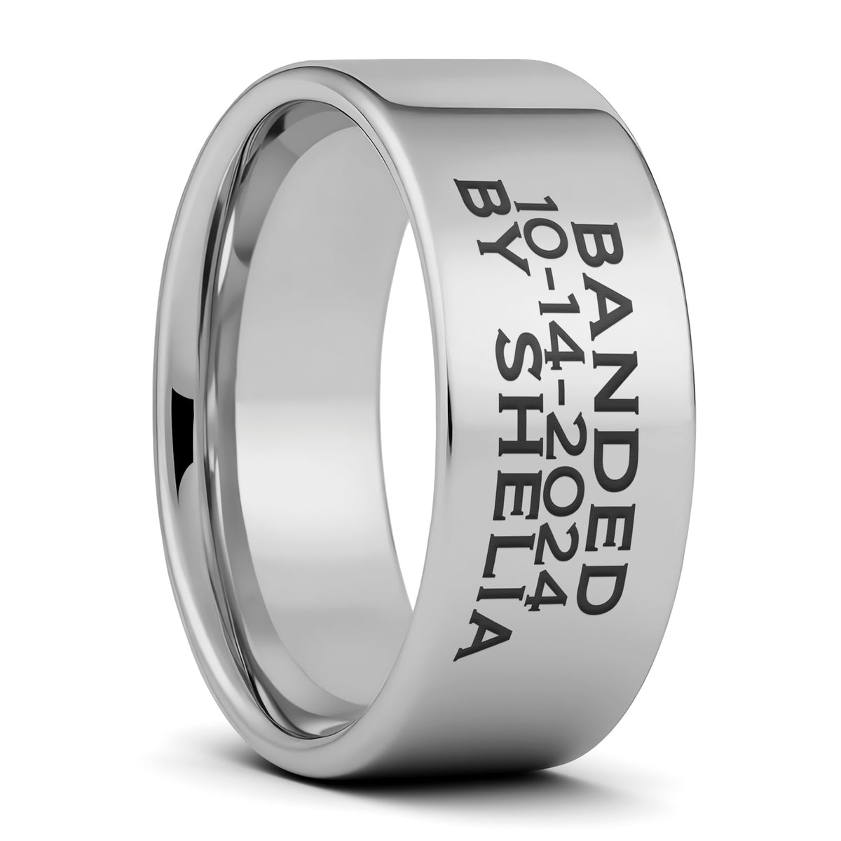 Duck Band Custom Engraved Tungsten Men's Ring