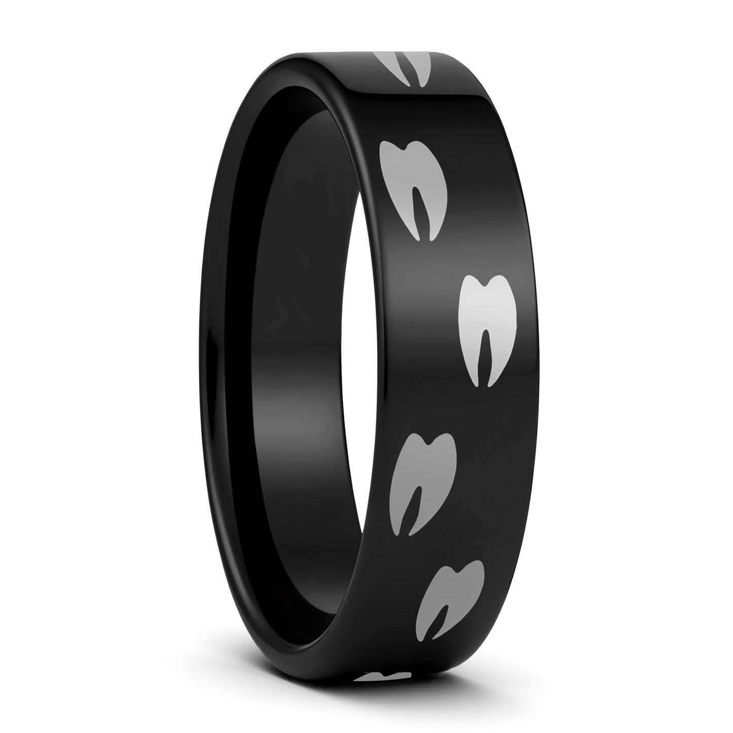 Elk Tracks Tungsten Men's Wedding Band