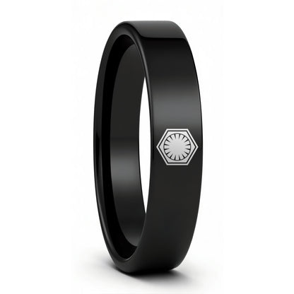 Star Wars First Order Tungsten Men's Wedding Band