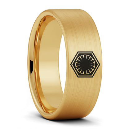 Star Wars First Order Tungsten Men's Wedding Band