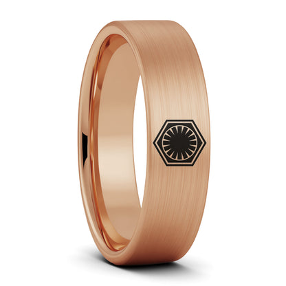 Star Wars First Order Tungsten Men's Wedding Band