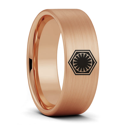 Star Wars First Order Tungsten Men's Wedding Band