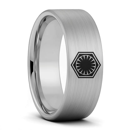 Star Wars First Order Tungsten Men's Wedding Band