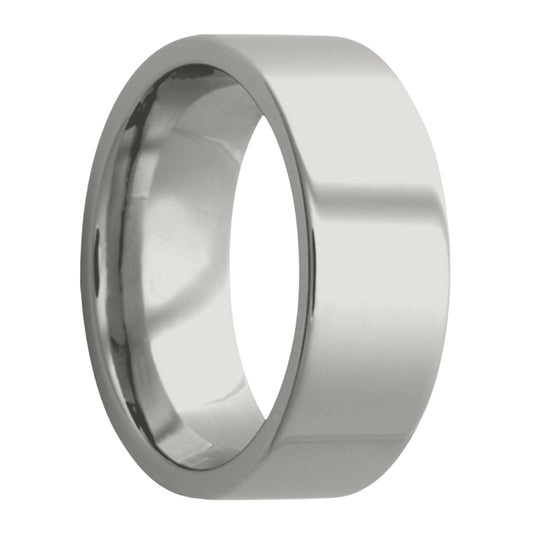 Flat Cobalt Men's Wedding Band