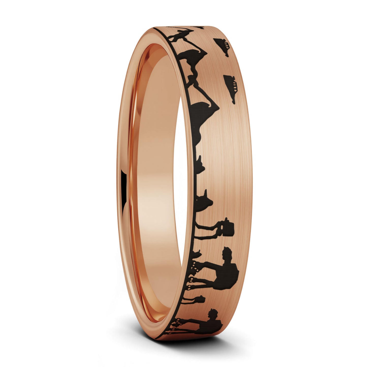 Star Wars Hoth Battle Tungsten Men's Wedding Band