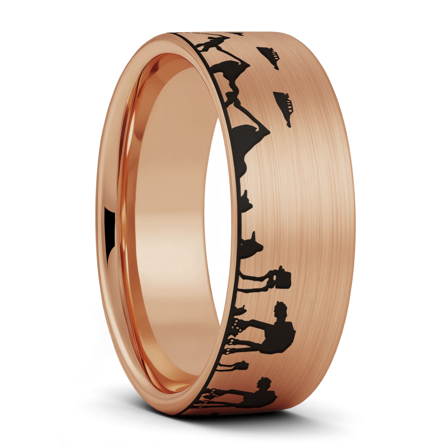 Star Wars Hoth Battle Tungsten Men's Wedding Band