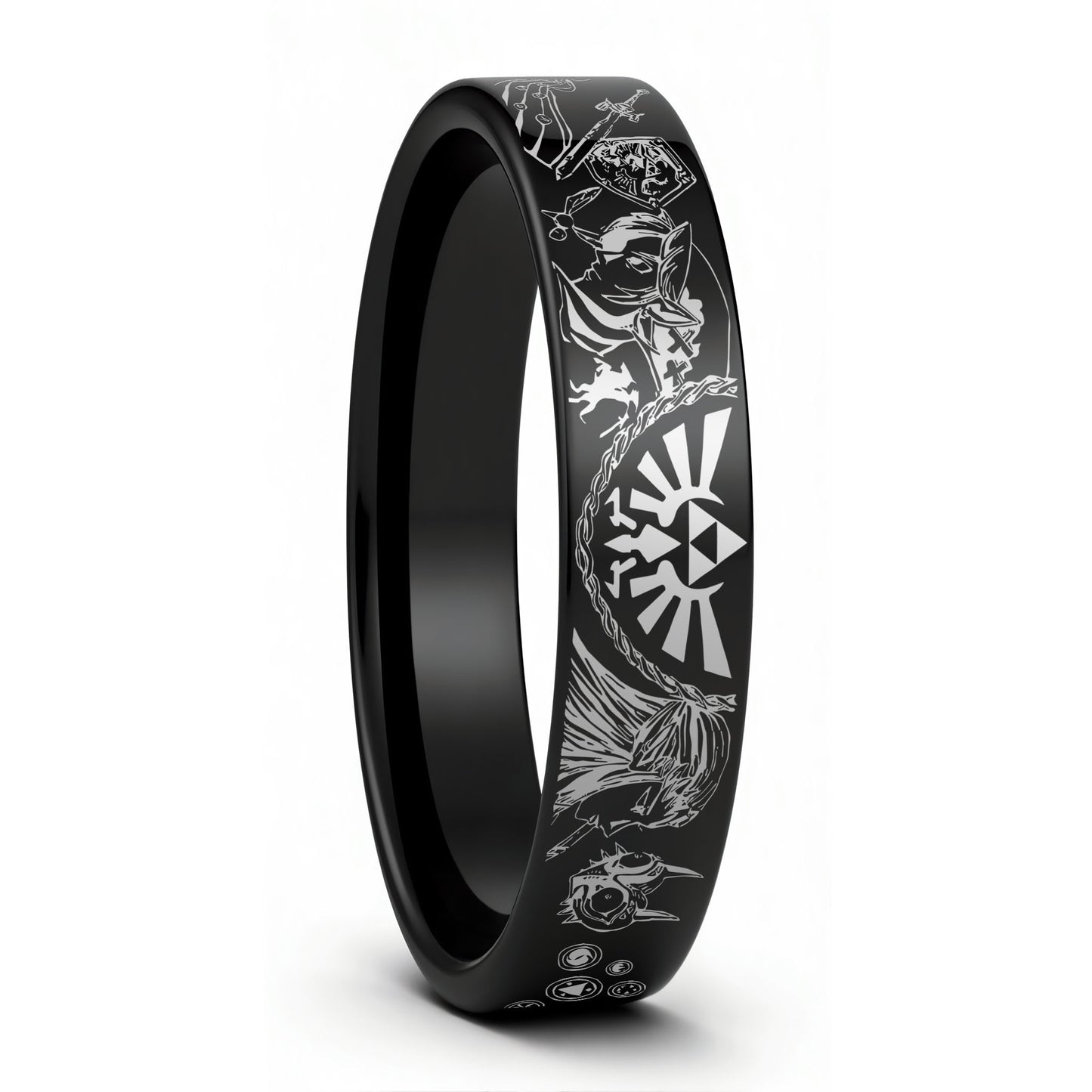 Legend of Zelda Tungsten Men's Wedding Band