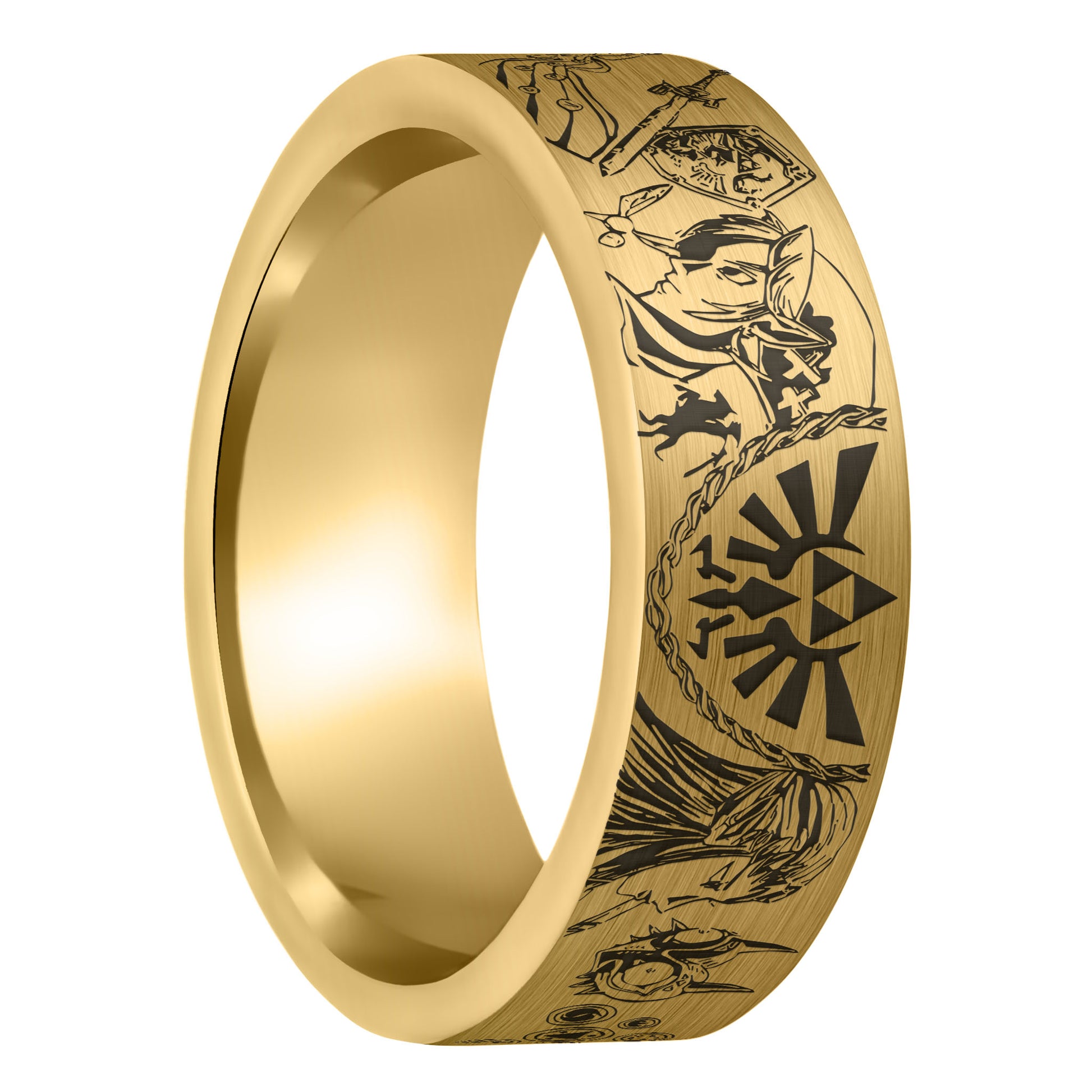 Mens Wedding Legend Of Zelda Wedding Ring Zelda Rings, Piece