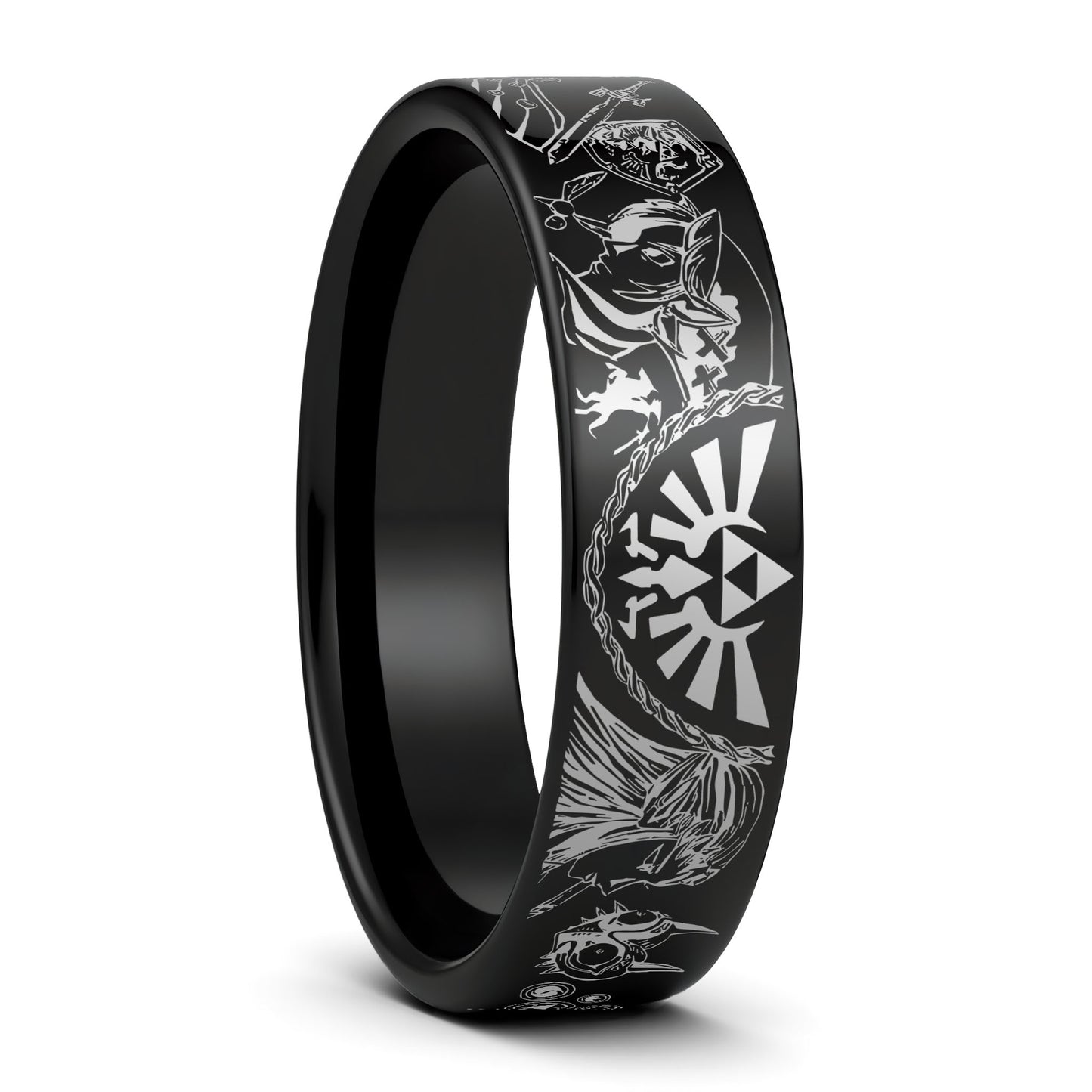 Legend of Zelda Tungsten Men's Wedding Band