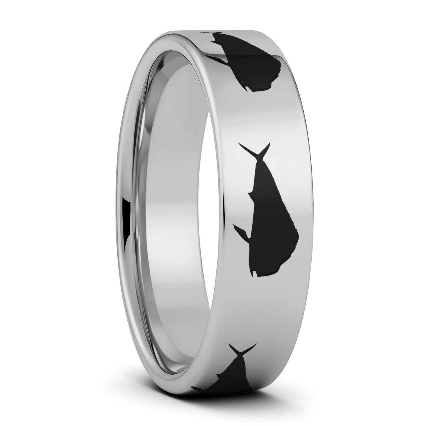 Alliance pour hommes en tungstène Mahi Mahi Dolphinfish