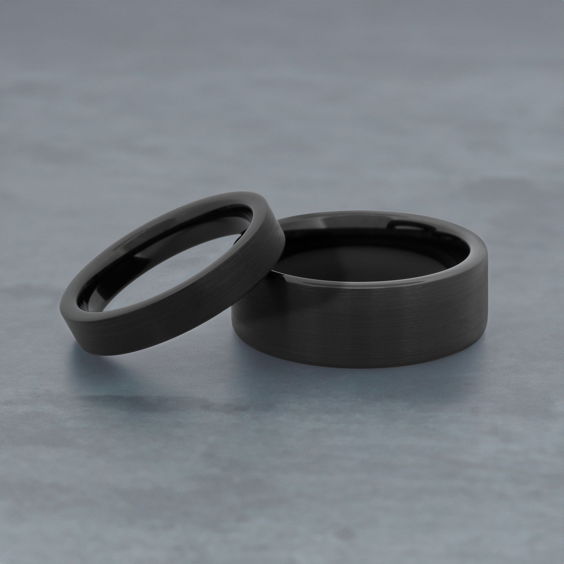 Matte Black Tungsten Ring Vansweden Jewelers - Main Image