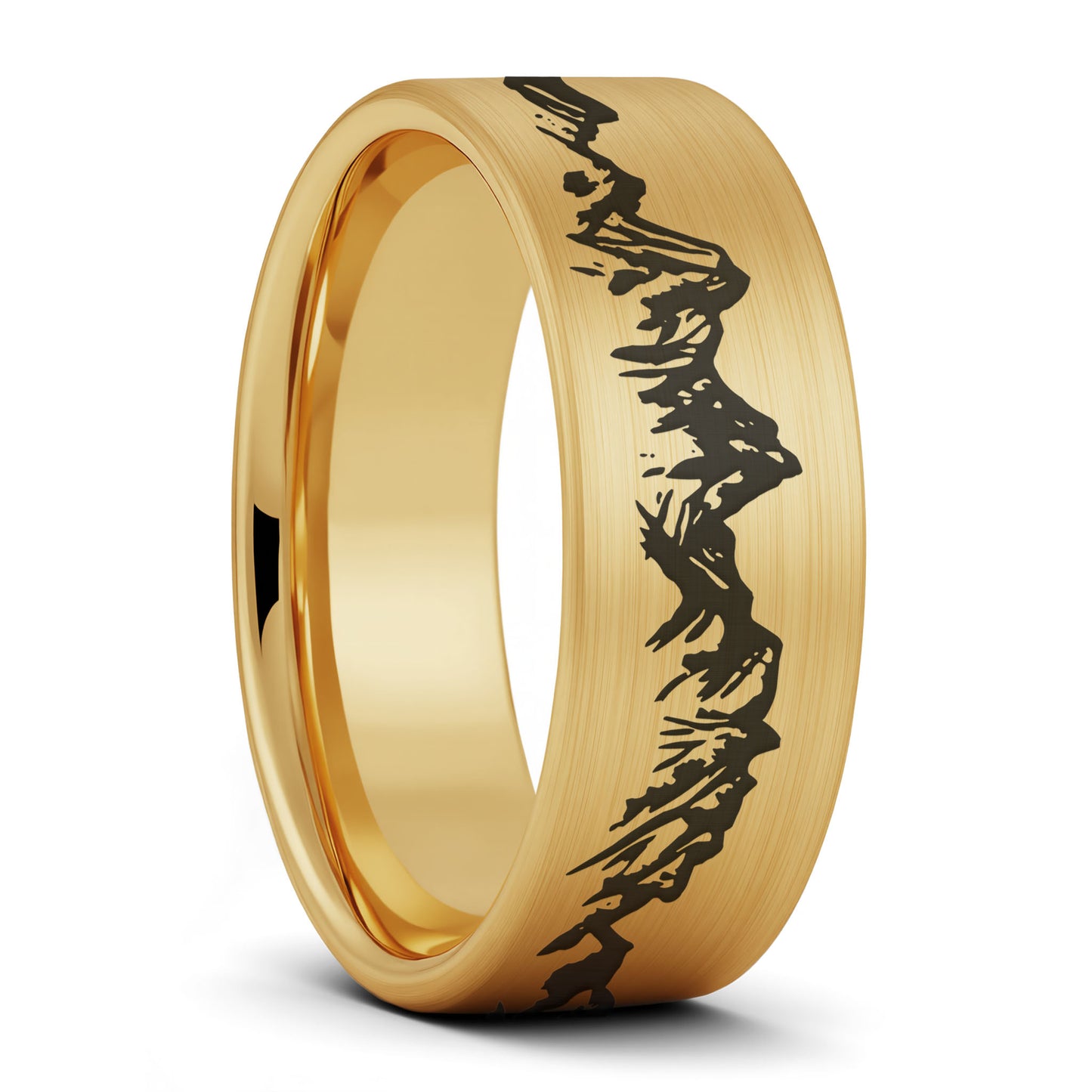 Alliance en tungstène pour hommes Mountain Range