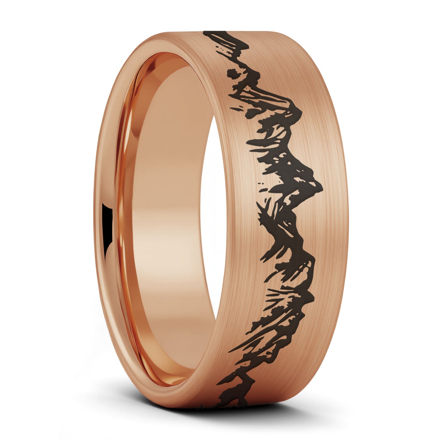 Alliance en tungstène pour hommes Mountain Range