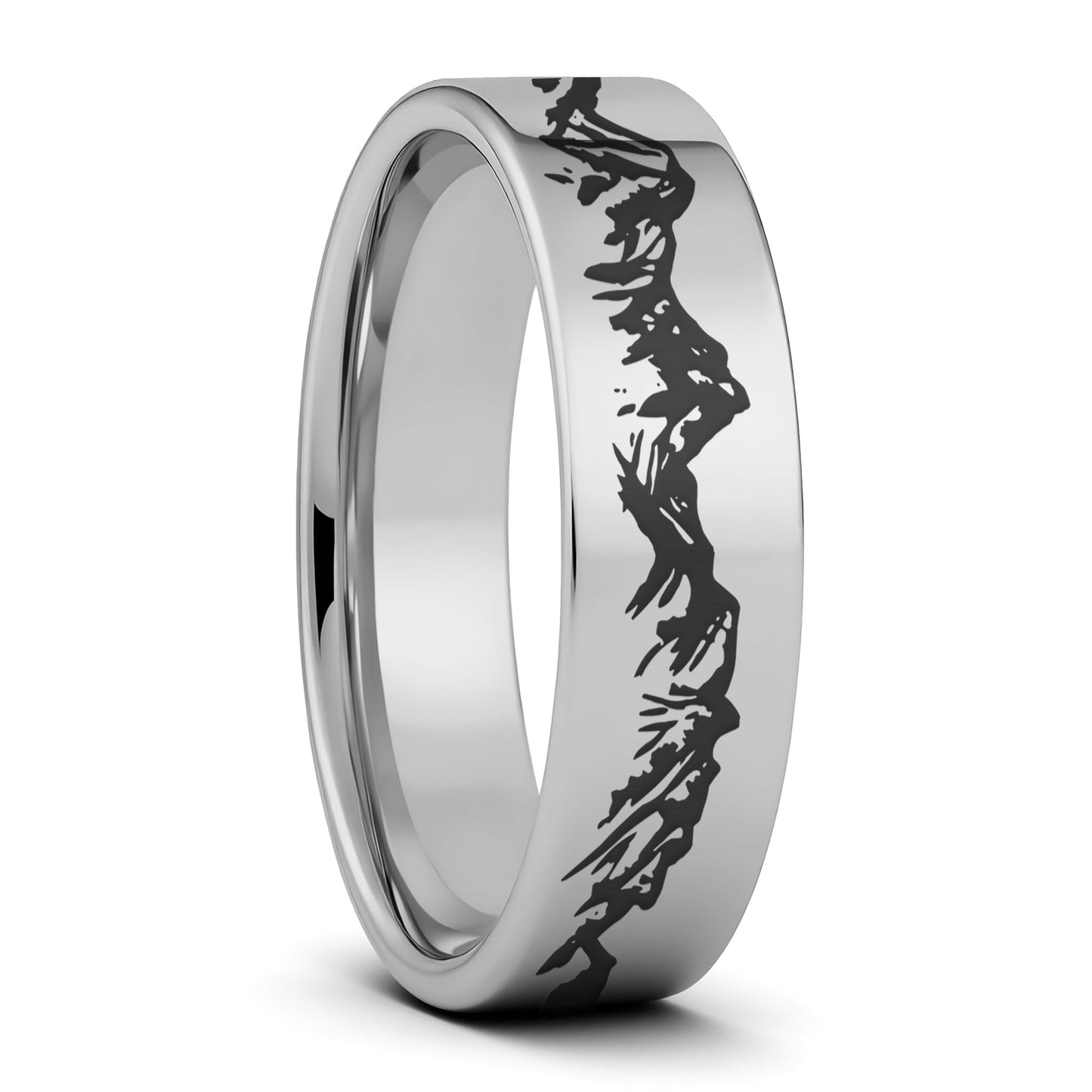 Alliance en tungstène pour hommes Mountain Range