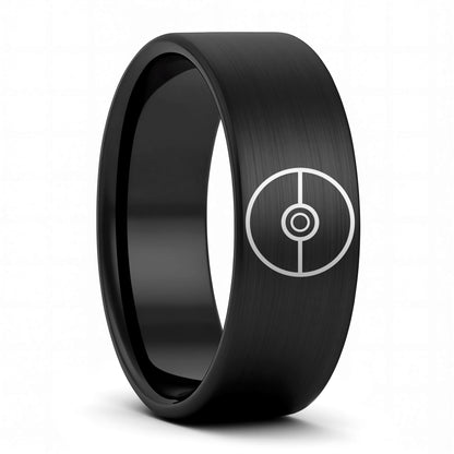 Pokémon Pokéball Tungsten Men's Wedding Band