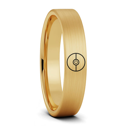 Pokémon Pokéball Tungsten Men's Wedding Band