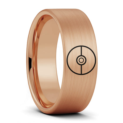 Pokémon Pokéball Tungsten Men's Wedding Band