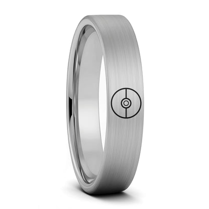 Pokémon Pokéball Tungsten Men's Wedding Band