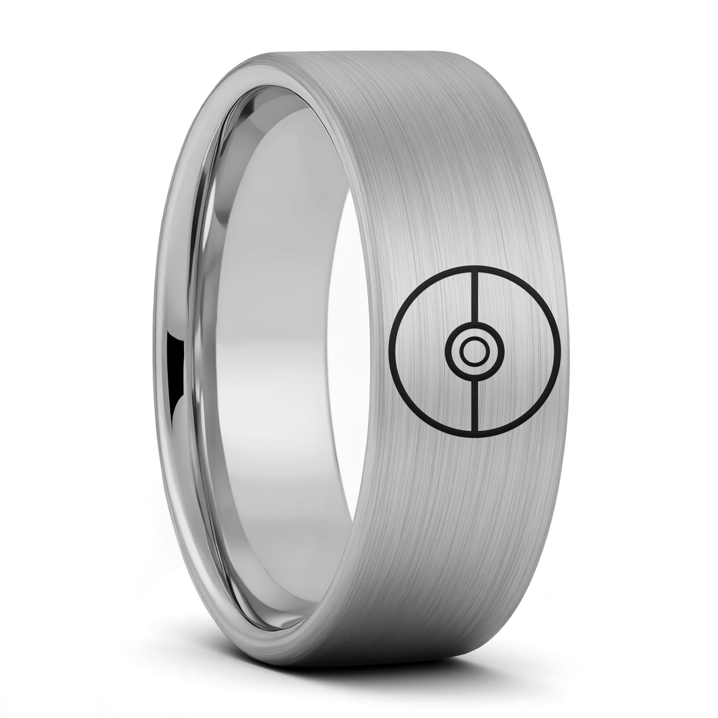 Pokémon Pokéball Tungsten Men's Wedding Band