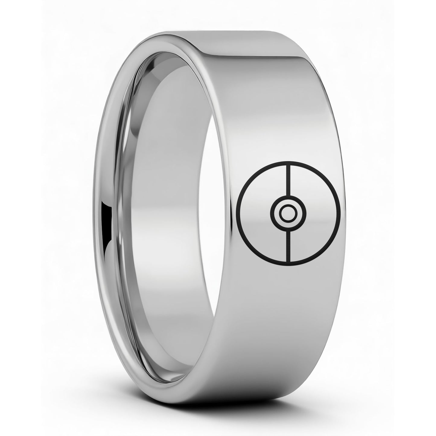 Pokémon Pokéball Tungsten Men's Wedding Band