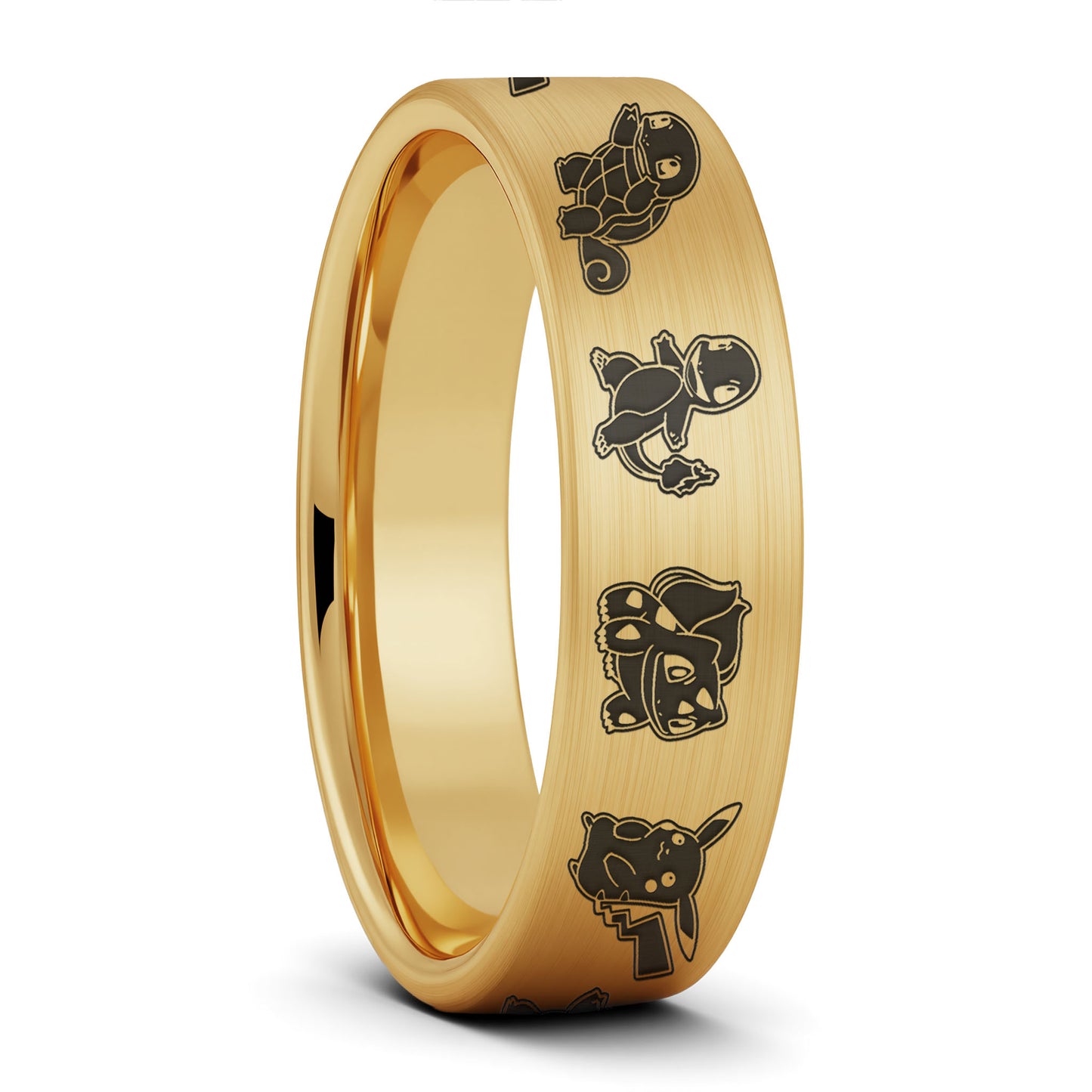 Alliance en tungstène Pokémon pour homme
