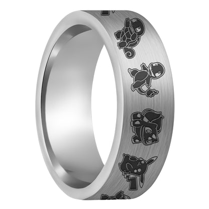 Pokémon Tungsten Men's Wedding Band