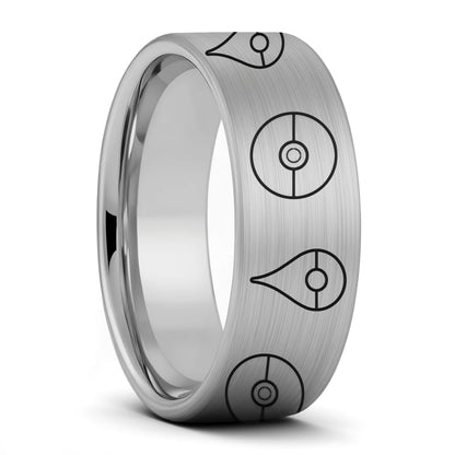 Pokémon Go Tungsten Men's Wedding Band