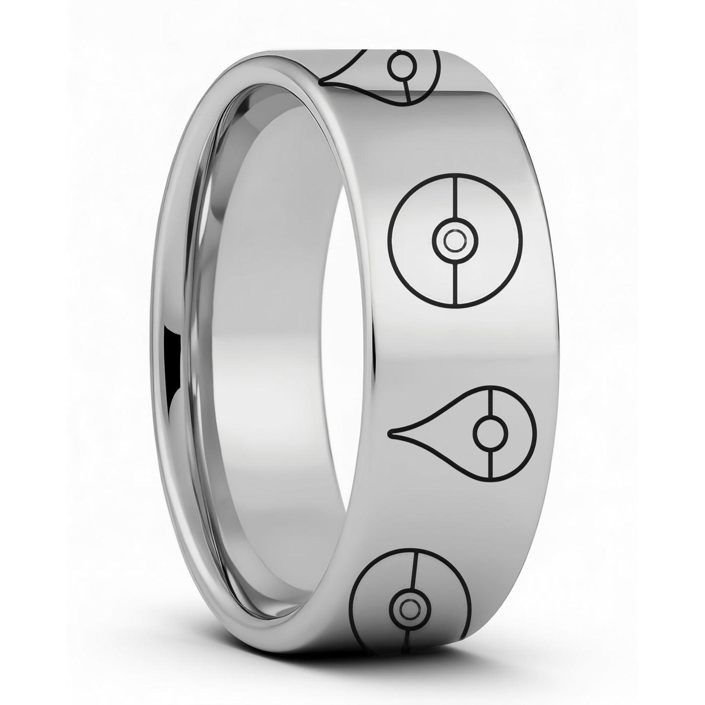 Pokémon Go Tungsten Men's Wedding Band
