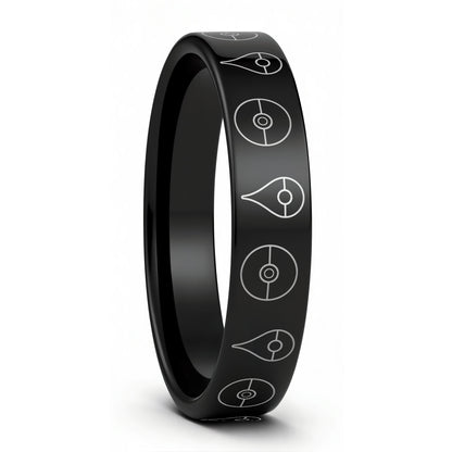 Pokémon Go Tungsten Men's Wedding Band
