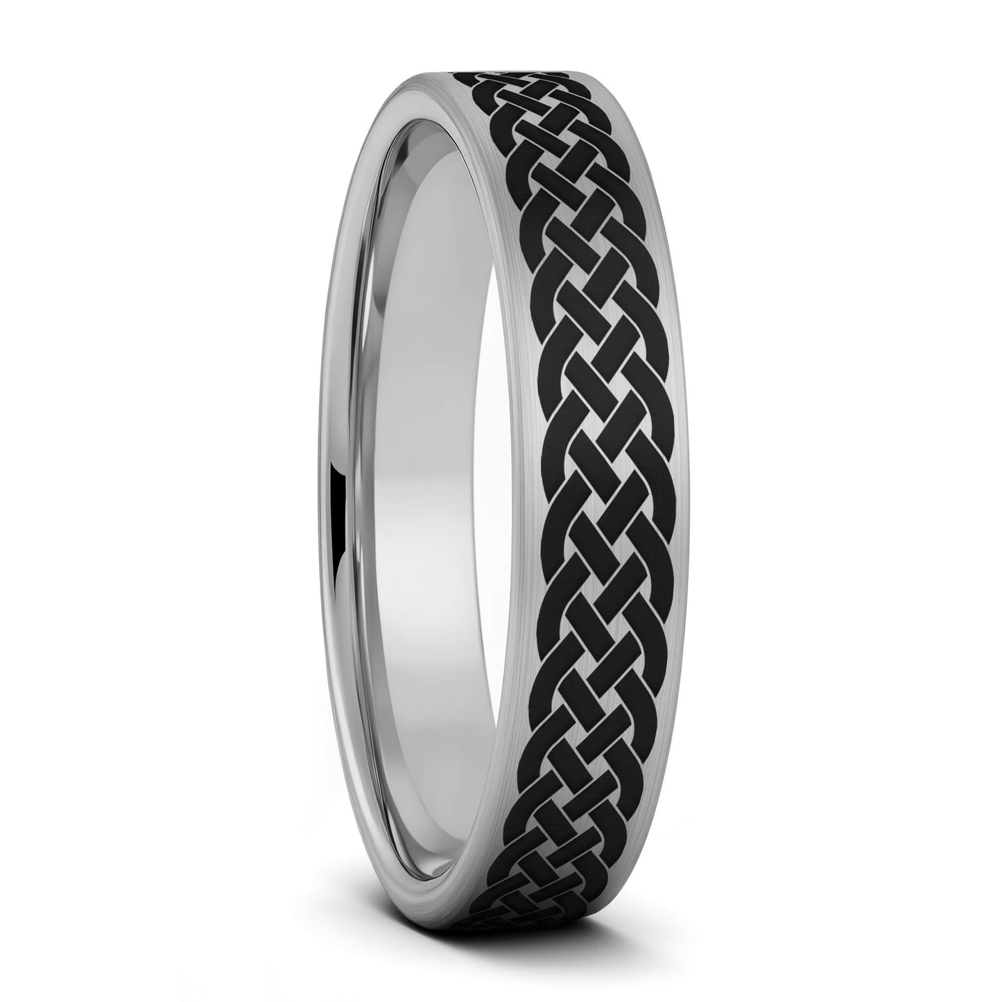 Celtic Sailor's Knot Tungsten Wedding Band