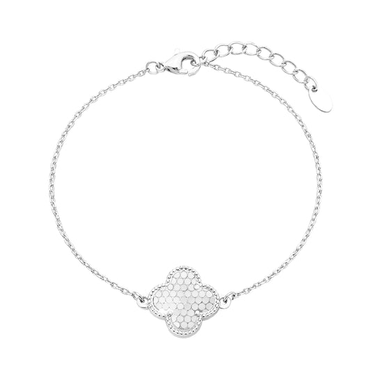 Sequin Clover Chain Bracelet