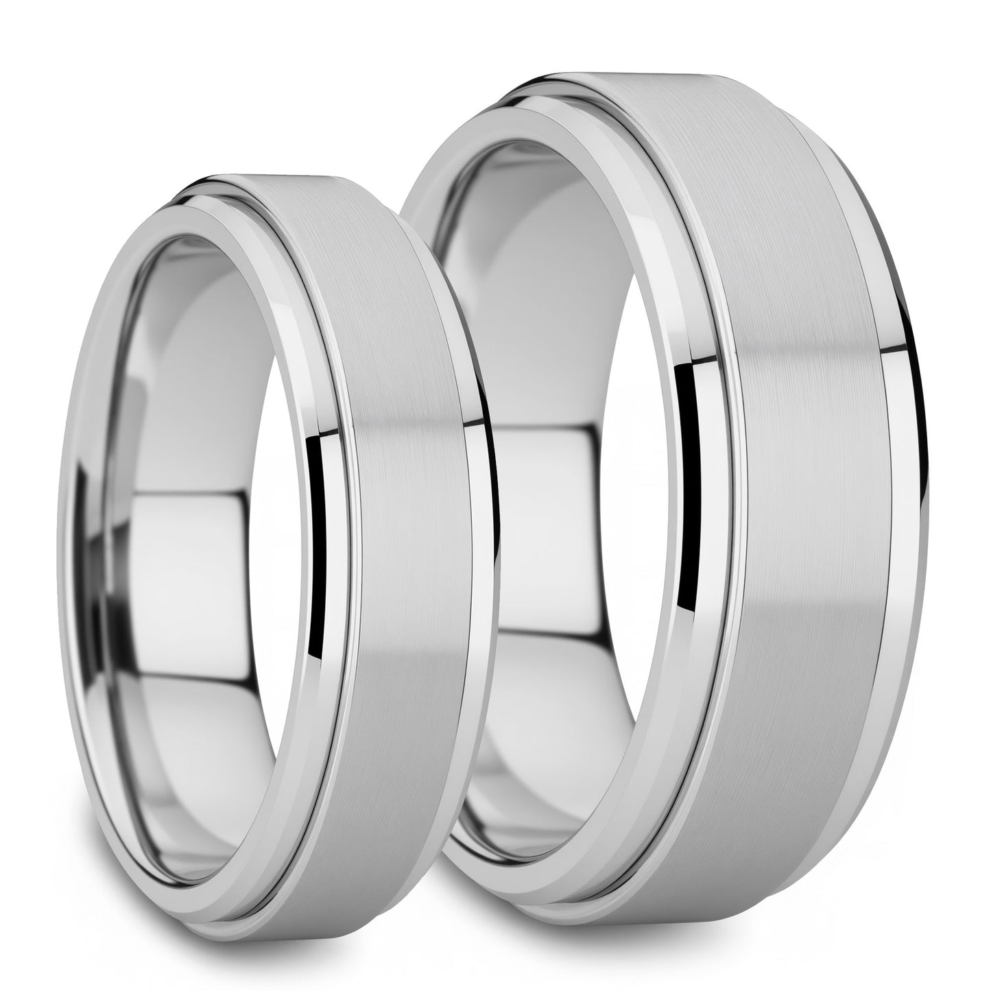 Alliance pour homme en tungstène noir Spinner