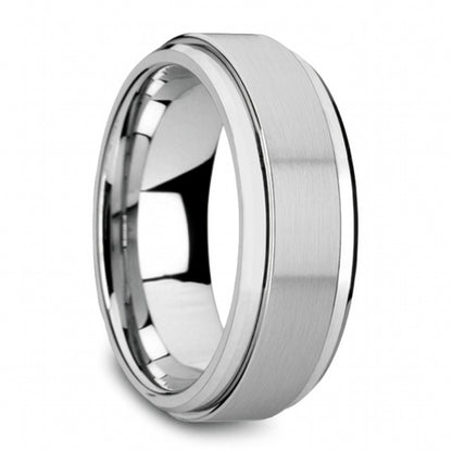 Spinner Tungsten Wedding Band