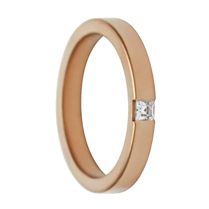 Square Lab-Grown Diamond 14k Gold Women's Ring