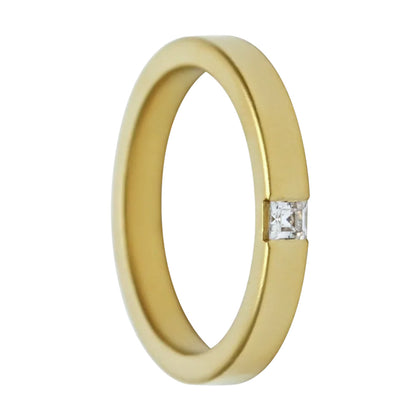 Square Lab-Grown Diamond 14k Gold Women's Ring