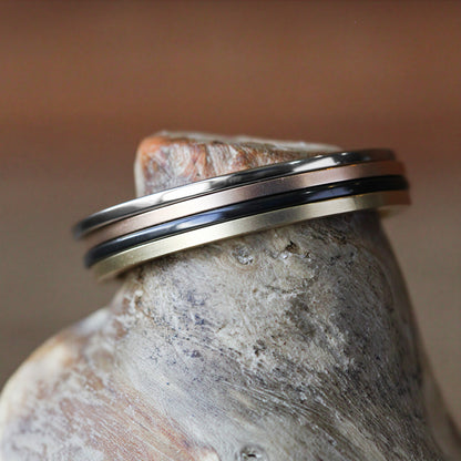 Stackable Zirconium Wedding Band