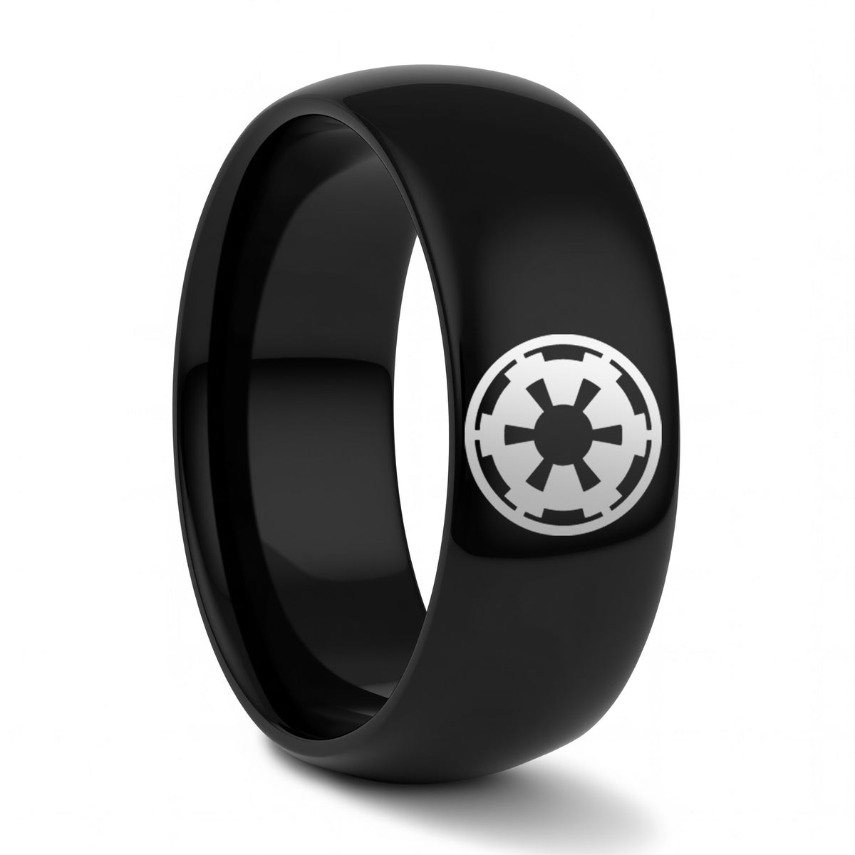 Star Wars Galactic Empire Domed Tungsten Wedding Band