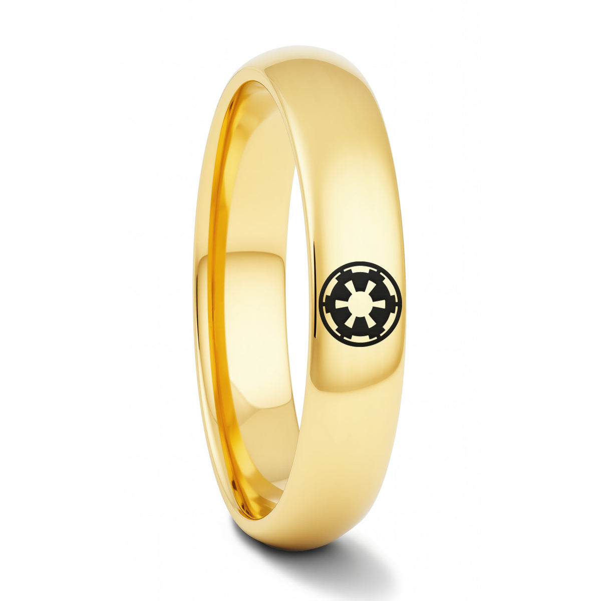Star Wars Galactic Empire Domed Tungsten Wedding Band