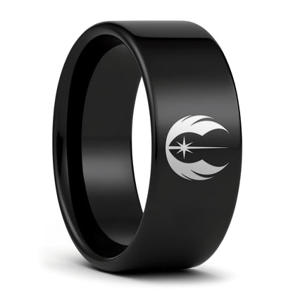 Alliance en tungstène pour hommes Star Wars Jedi Order