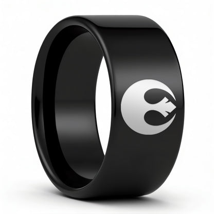 Alliance pour homme en tungstène noir Star Wars First Order
