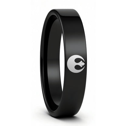 Star Wars Rebel Alliance Tungsten Men's Wedding Band
