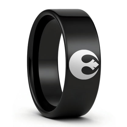 Star Wars Rebel Alliance Tungsten Men's Wedding Band