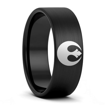 Star Wars Rebel Alliance Tungsten Men's Wedding Band