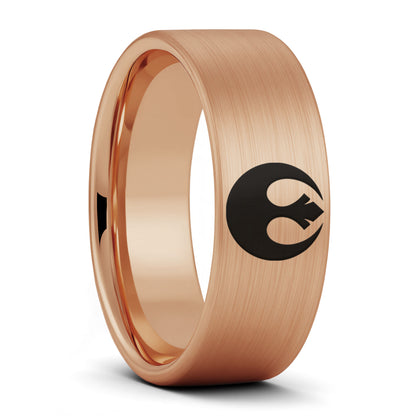 Star Wars Rebel Alliance Tungsten Men's Wedding Band