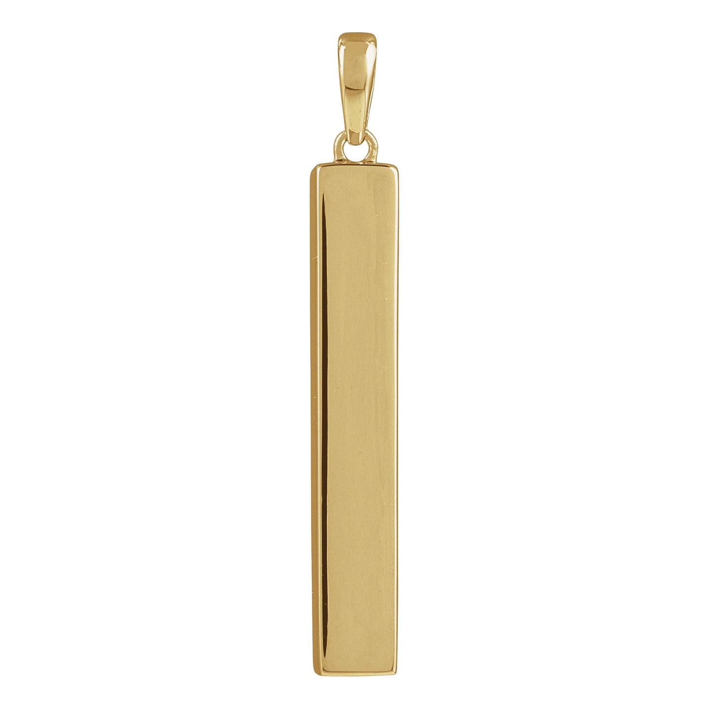 Sterling Silver Cremation Ashes Holder Bar Necklace
