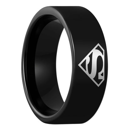 Superman Tungsten Men's Wedding Band