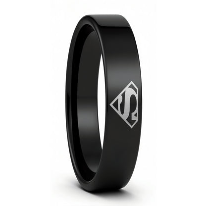 Superman Tungsten Men's Wedding Band
