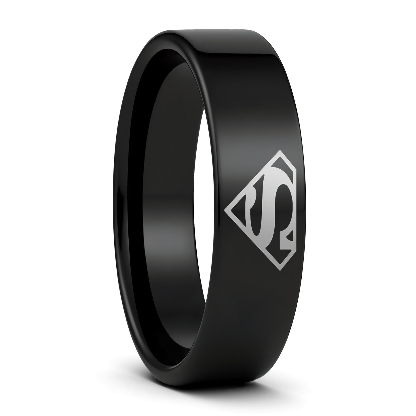 Superman Tungsten Women's Wedding Band