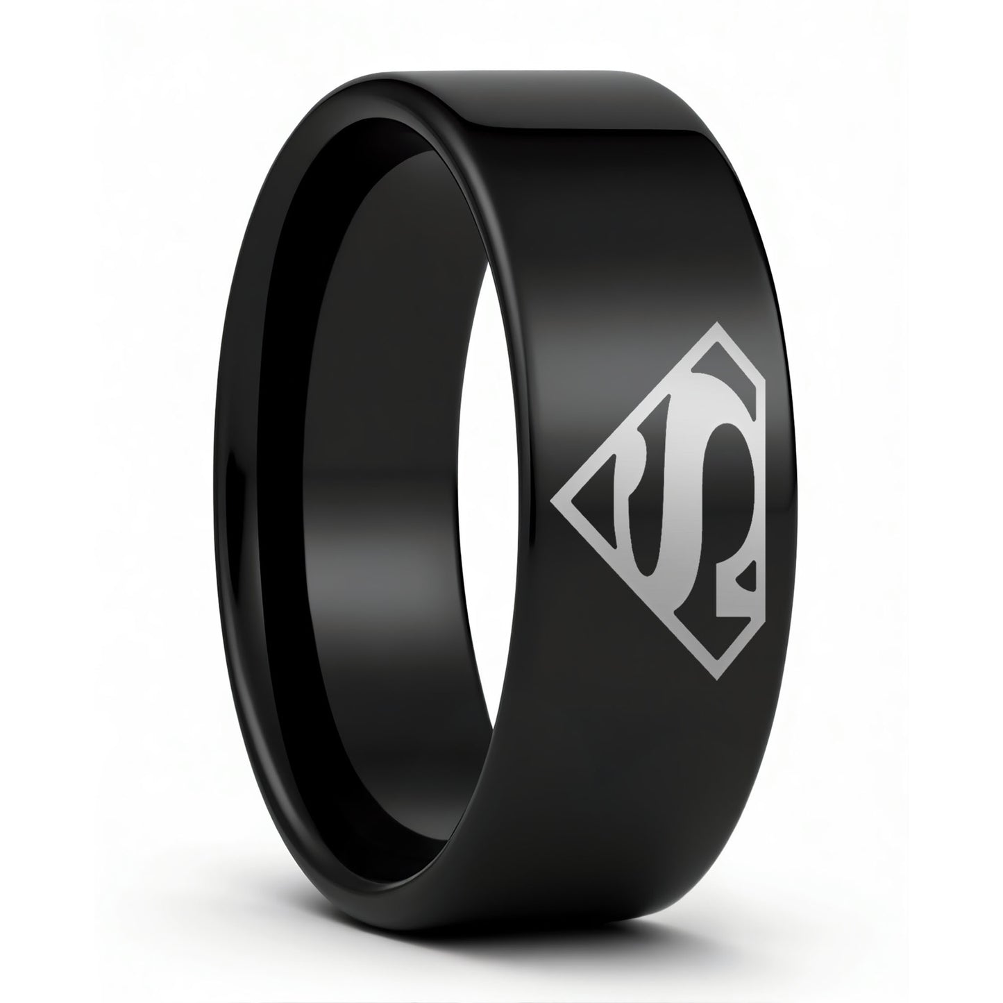Superman Tungsten Women's Wedding Band
