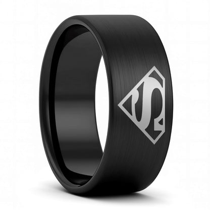 Superman Tungsten Men's Wedding Band